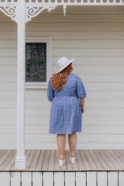 Romy Dress - Blue Floral