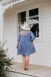 Romy Dress - Blue Floral