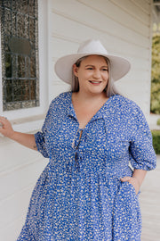 Romy Dress - Blue Floral