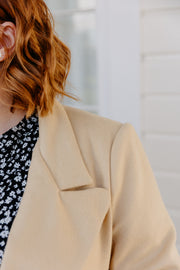 Wool Long Coat - Camel