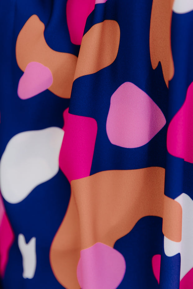 Lucy 2.0 Dress - Bright Abstract