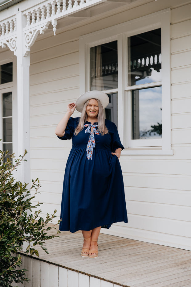 Jed Dress - Navy