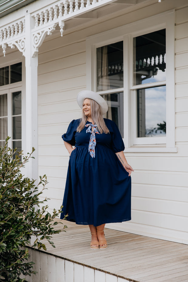 Jed Dress - Navy