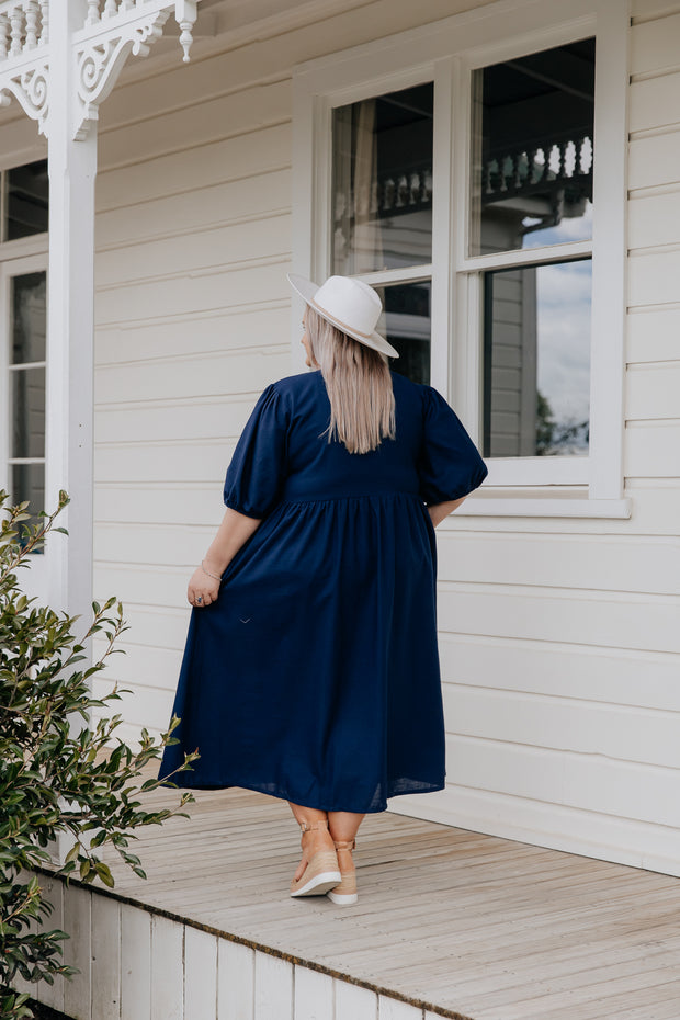 Jed Dress - Navy