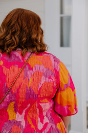 Liv Top - Pink & Yellow