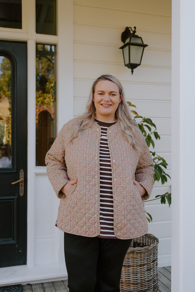Quilted Jacket - Fawn Quilted