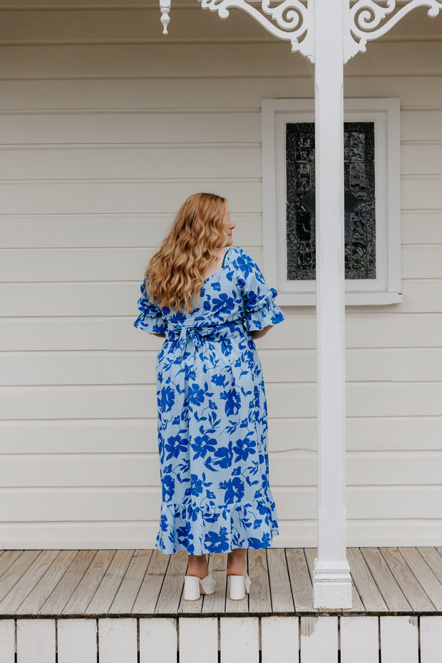 Maggie Dress - Blue Floral