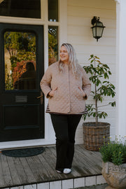 Quilted Jacket - Fawn Quilted