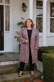 Summer Linen Trench - Leopard