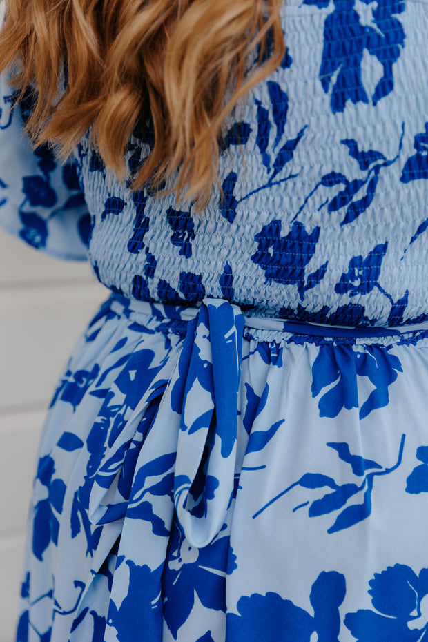 Maggie Dress - Blue Floral