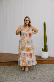 Slip Dress - Stamp Floral