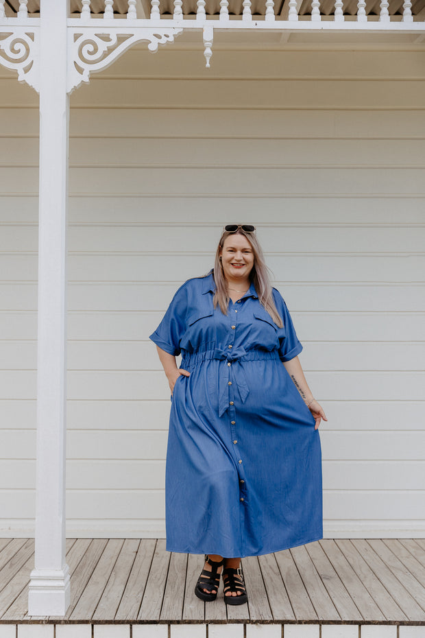 Sam Dress - Chambray
