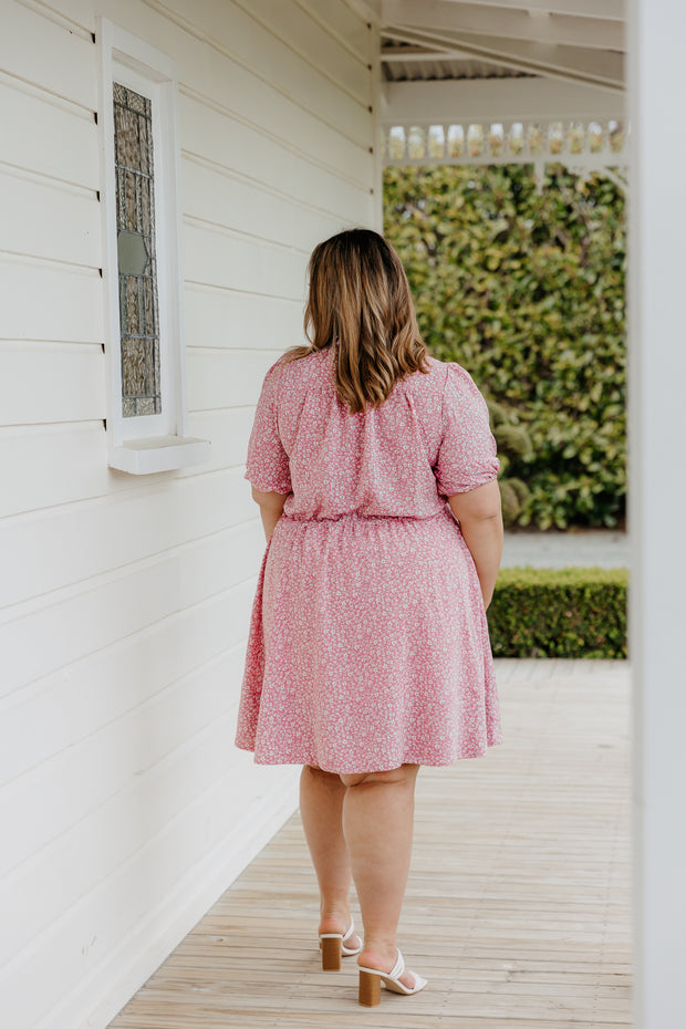Lucy Dress 2.0 - Pink Floral