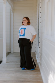 Barry Pants - Black/Black Heart ***Preorder 6-8wk***