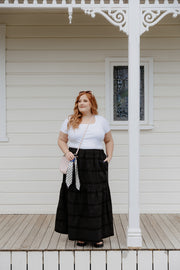 Paddy Skirt - Black Print