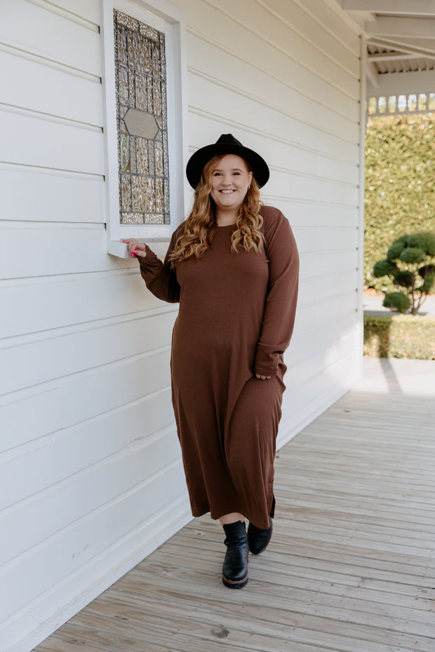 Lauren Dress - Brown