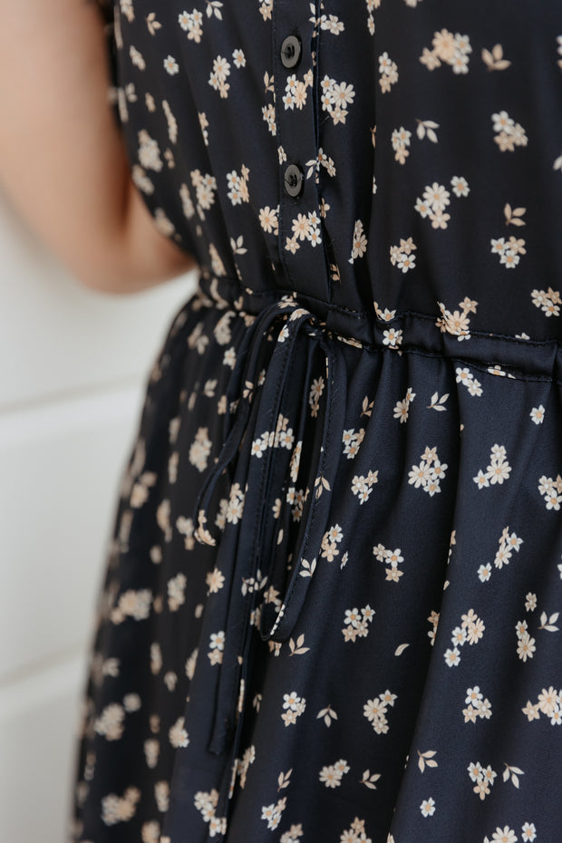 Lucy Dress 2.0 - Black Floral