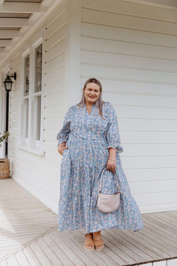 Albie Dress - Blue Floral