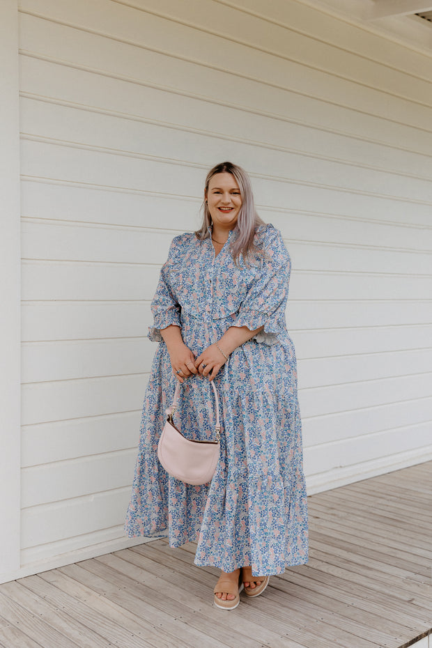 Albie Dress - Blue Floral