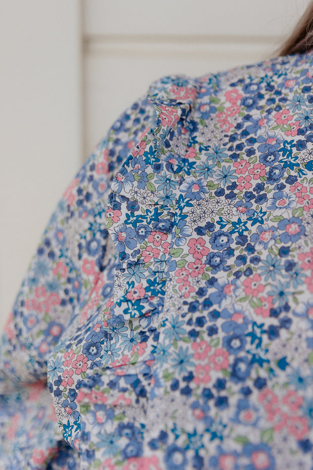 Albie Dress - Blue Floral