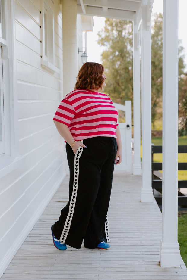 Oversized Tee - Red/Pink ***Preorder 6-8wk***
