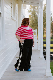 Baz Pants - Black/Black Heart ***Preorder 6-8wk***