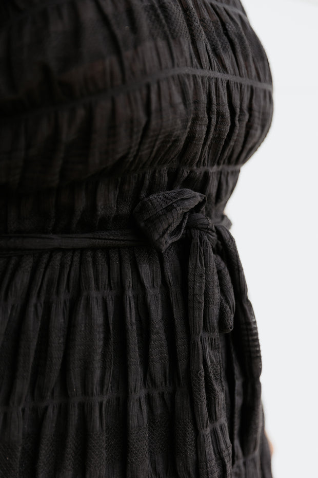 Willow Dress - Black Stretch