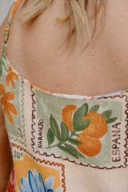 Slip Dress - Stamp Floral