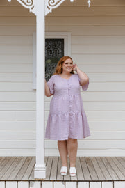 Eden Dress - Lilac/Pink check