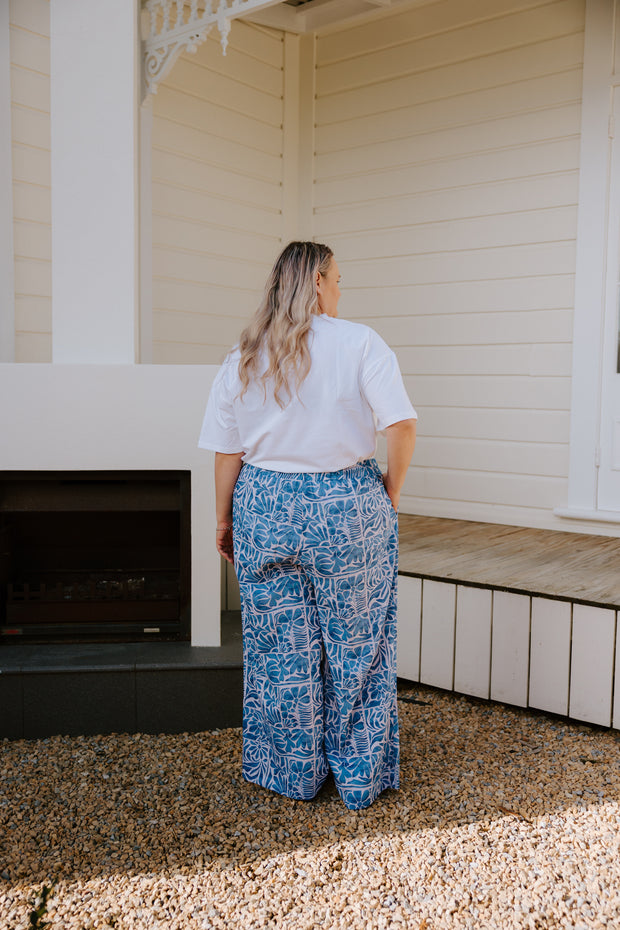 Chilli Pants - Blue Pattern