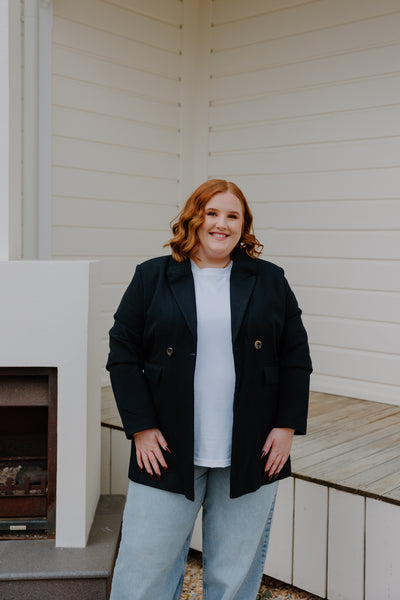 Blazer Coat - Navy