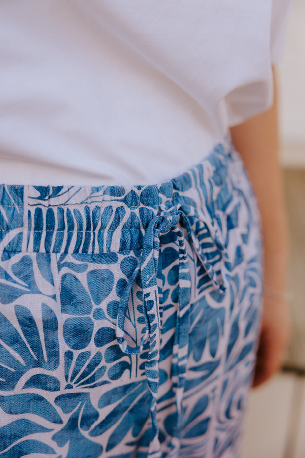 Chilli Pants - Blue Pattern