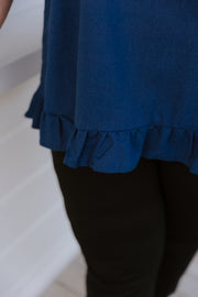 Odette Blouse - Navy