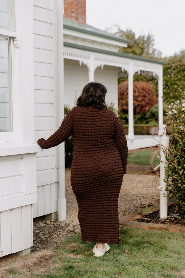 Elle Dress - Brown Bubble