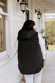 Quilted Vest - Black