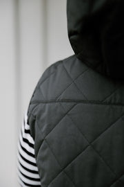 Quilted Vest - Black