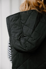 Quilted Vest - Black