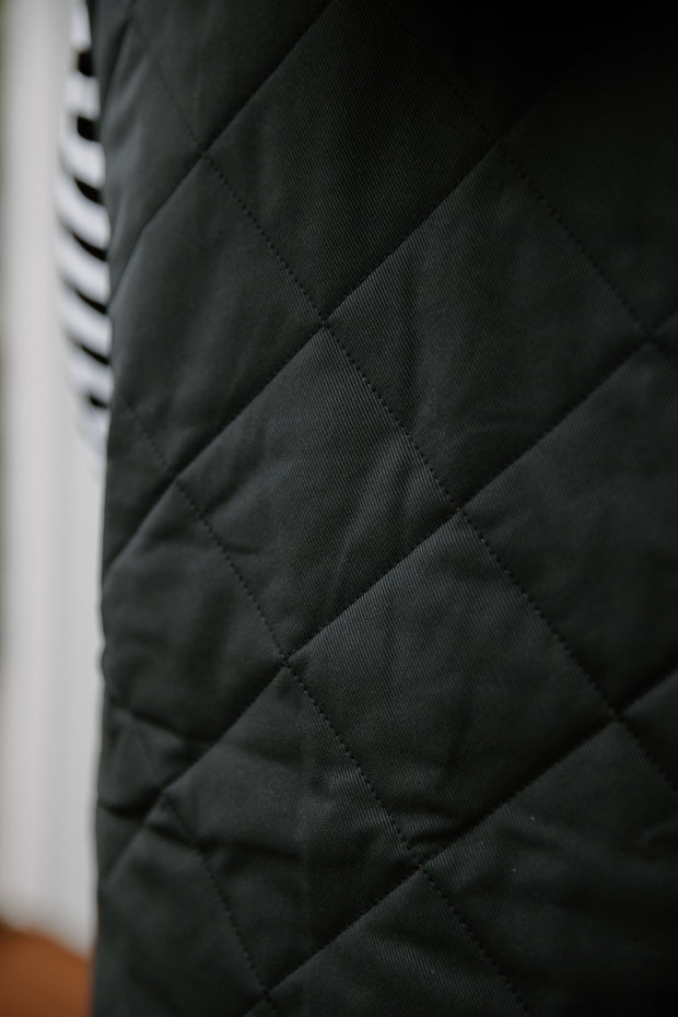 Quilted Vest - Black