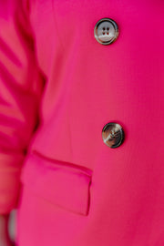 Longline Blazer - Pink