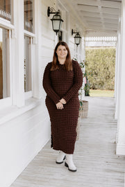 Elle Dress - Brown Bubble