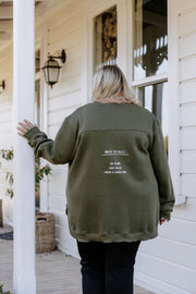 Liv Crew - Stay Kind- Khaki