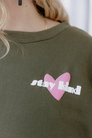 Liv Crew - Stay Kind- Khaki