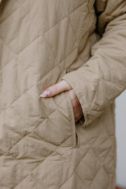 Faulty Quilted Coat - Sage