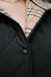 Faulty Quilted Coat - Black