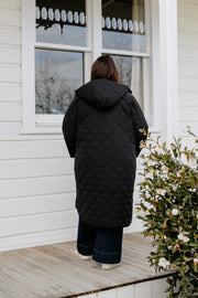 Faulty Quilted Coat - Black